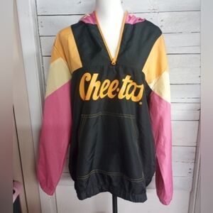 Cheetos Unisex Size Small Chester Cheetah Hooded Windbreaker Pullover.
